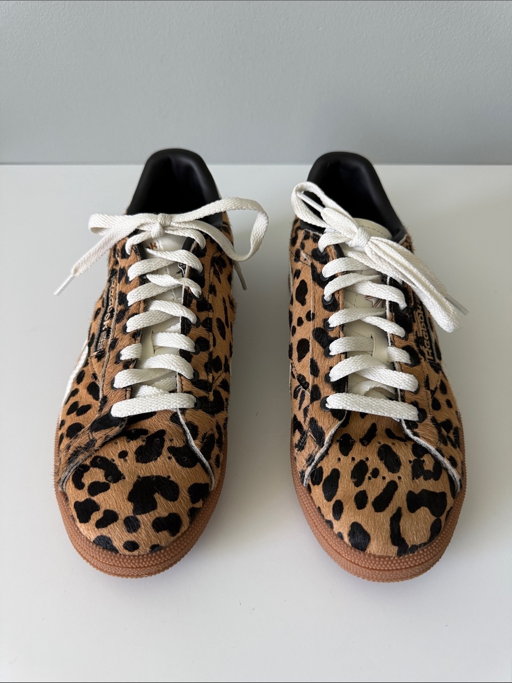 Reebok Club C Grounds UK Shoes - Cheetah / Chalk - Size W 7.5